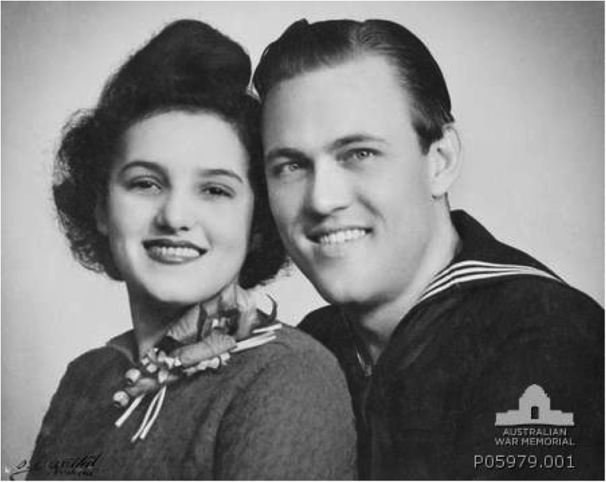 Photograph of Dorothy and Wendell MacCormack on their 