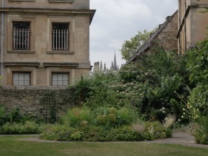 Teddy Hall and spires