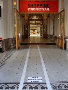 text walking lane